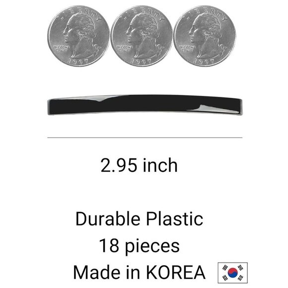 Hair Barrettes Clips Set Medium Plastic Dome Styling Accessories for Girls Women main image 4